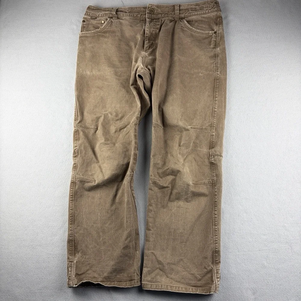 Kuhl Rydr Pants Men's 38x30 Fits 40x30 Brown Stretch Outdoor Work Utility